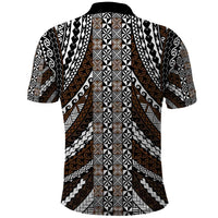 Brown Tongan Polynesian Tribal Polo Shirt LT9 - Polynesian Pride