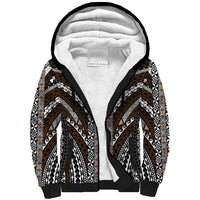 Brown Tongan Polynesian Tribal Sherpa Hoodie LT9 Unisex Brown - Polynesian Pride