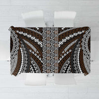Brown Tongan Polynesian Tribal Tablecloth - Polynesian Pride