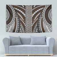 Brown Tongan Polynesian Tribal Tapestry - Polynesian Pride
