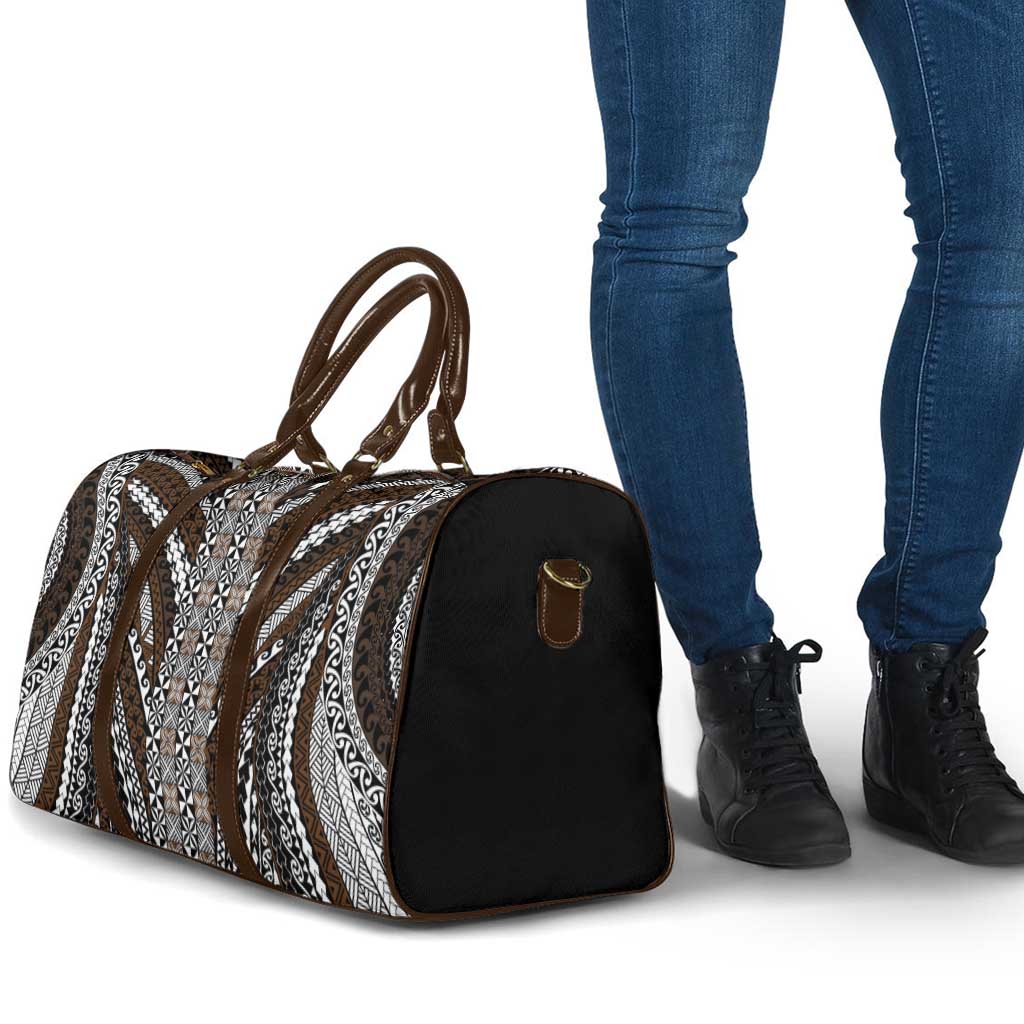 Brown Tongan Polynesian Tribal Travel Bag LT9 - Polynesian Pride
