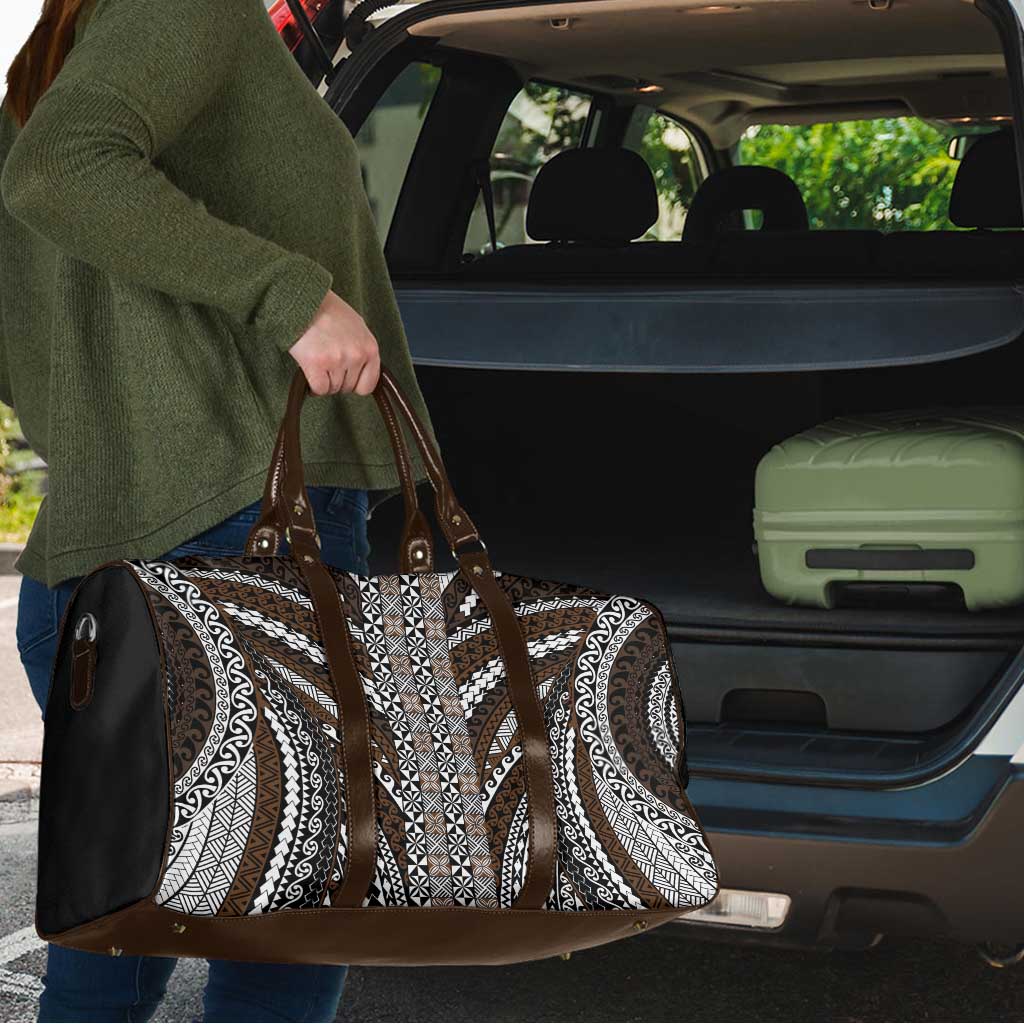 Brown Tongan Polynesian Tribal Travel Bag LT9 - Polynesian Pride
