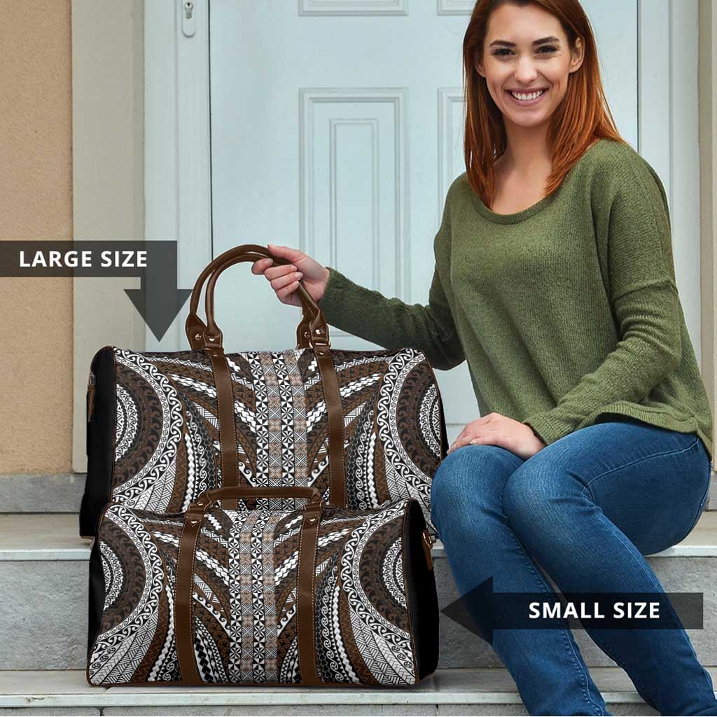 Brown Tongan Polynesian Tribal Travel Bag LT9 - Polynesian Pride