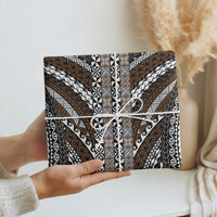 Brown Tongan Polynesian Tribal Wrapping Paper - Polynesian Pride