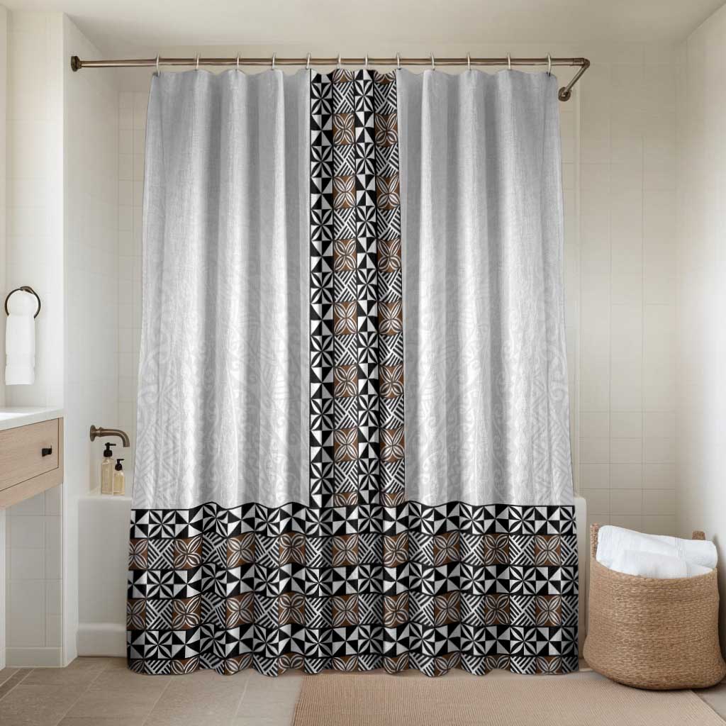 Light Gray Tongan Polynesian Tribal Bathroom Set - Polynesian Pride