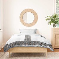 Light Gray Tongan Polynesian Tribal Bedding Set LT9 - Polynesian Pride