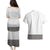 Light Gray Tongan Polynesian Tribal Couples Matching Puletasi and Hawaiian Shirt - Polynesian Pride