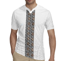 Light Gray Tongan Polynesian Tribal Rugby Jersey - Polynesian Pride