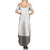 Light Gray Tongan Polynesian Tribal Summer Maxi Dress - Polynesian Pride