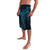 Black Blue Polynesian Tribal Lavalava - Polynesian Pride