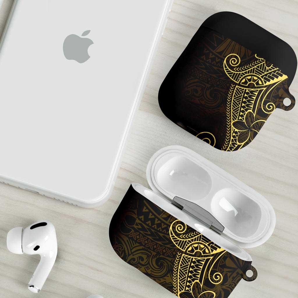 Black Gold Polynesian Tribal AirPods Case - Polynesian Pride