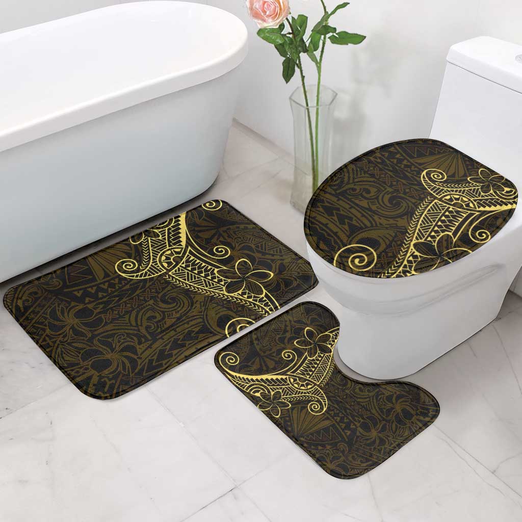 Black Gold Polynesian Tribal Bathroom Set - Polynesian Pride