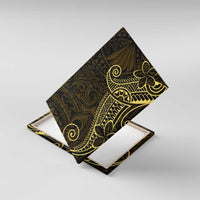 Black Gold Polynesian Tribal Canvas Wall Art - Polynesian Pride