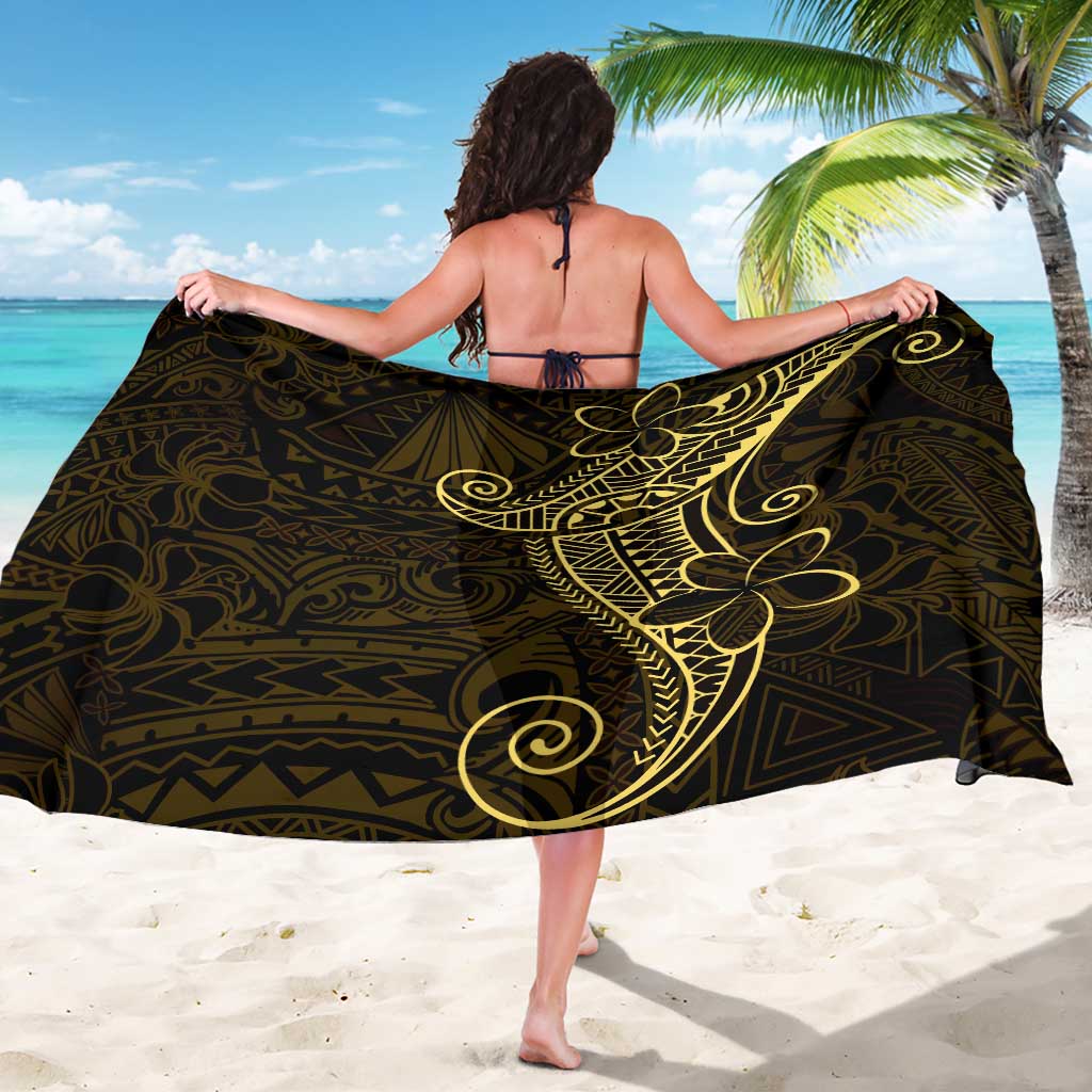 Black Gold Polynesian Tribal Sarong LT9 - Polynesian Pride