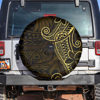 Black Gold Polynesian Tribal Spare Tire Cover - Polynesian Pride