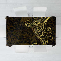 Black Gold Polynesian Tribal Tablecloth - Polynesian Pride