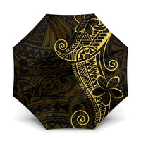 Black Gold Polynesian Tribal Umbrella - Polynesian Pride