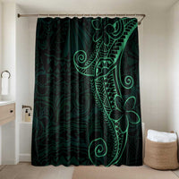 Black Green Polynesian Tribal Bathroom Set - Polynesian Pride