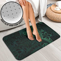 Black Green Polynesian Tribal Bathroom Set - Polynesian Pride