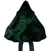 Black Green Polynesian Tribal Cloak - Polynesian Pride