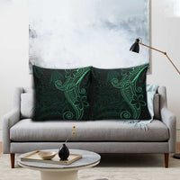 Black Green Polynesian Tribal Pillow Cover LT9 - Polynesian Pride