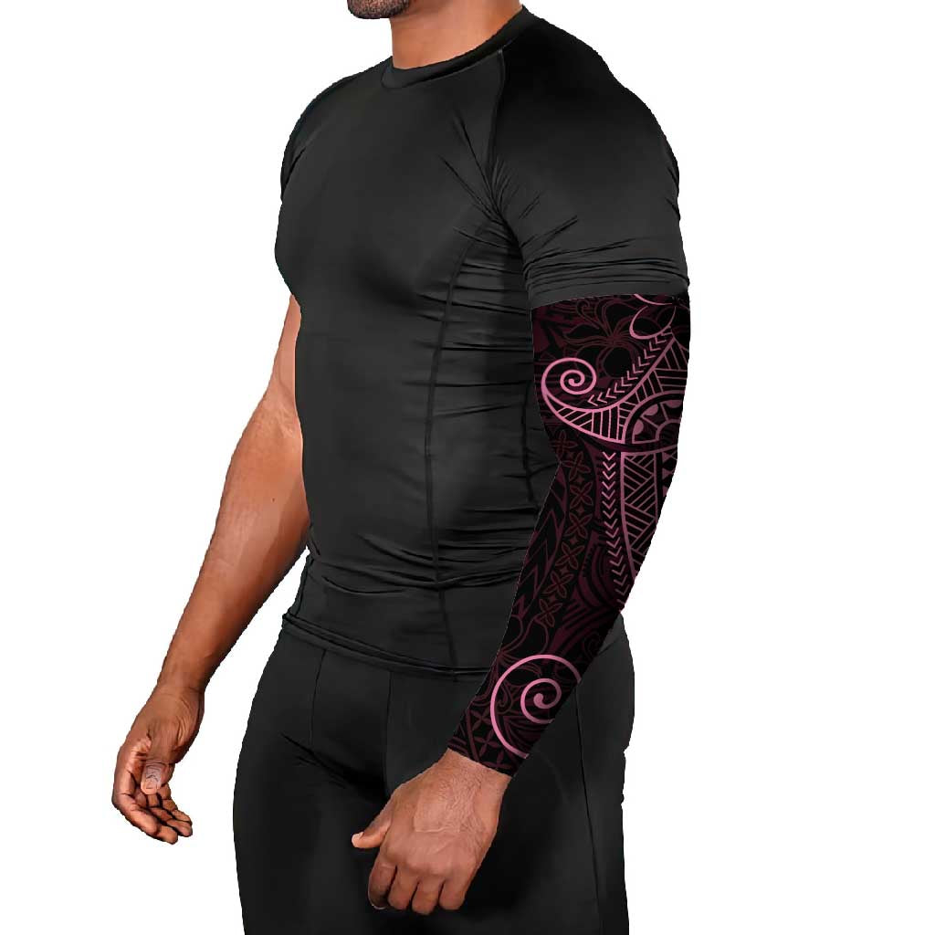 Black Pink Polynesian Tribal Arm Sleeves LT9 - Polynesian Pride
