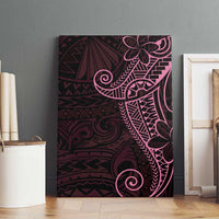 Black Pink Polynesian Tribal Canvas Wall Art - Polynesian Pride