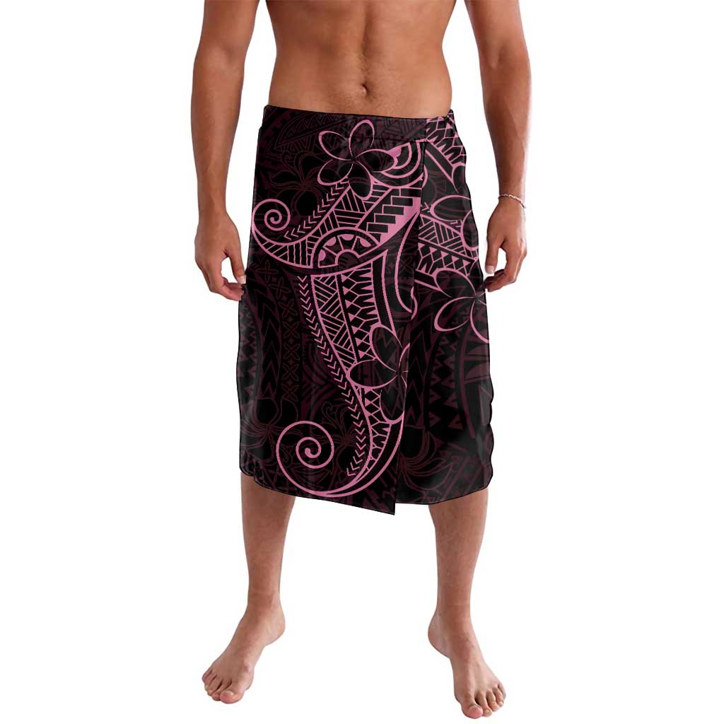 Black Pink Polynesian Tribal Lavalava - Polynesian Pride