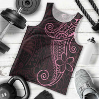 Black Pink Polynesian Tribal Men Tank Top - Polynesian Pride