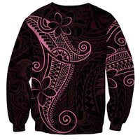 Black Pink Polynesian Tribal Sweatshirt - Polynesian Pride
