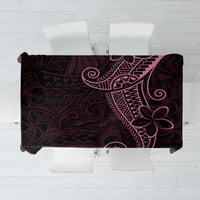Black Pink Polynesian Tribal Tablecloth - Polynesian Pride