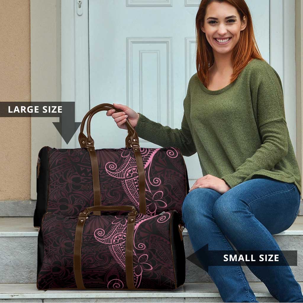Black Pink Polynesian Tribal Travel Bag - Polynesian Pride