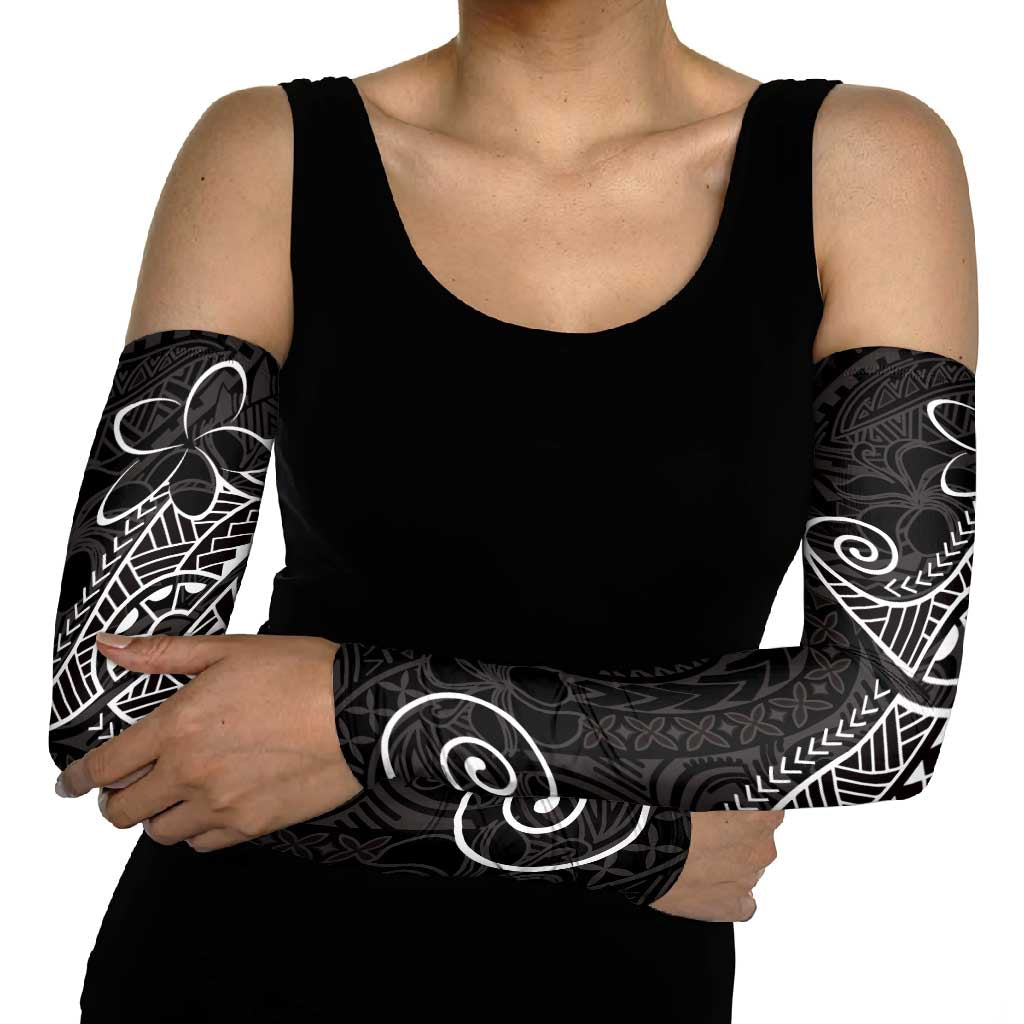 Black White Polynesian Tribal Arm Sleeves LT9 - Polynesian Pride