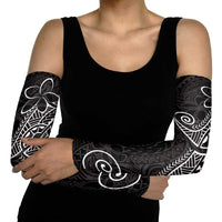 Black White Polynesian Tribal Arm Sleeves LT9 - Polynesian Pride