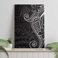 Black White Polynesian Tribal Canvas Wall Art - Polynesian Pride