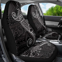 Black White Polynesian Tribal Car Seat Cover - Polynesian Pride