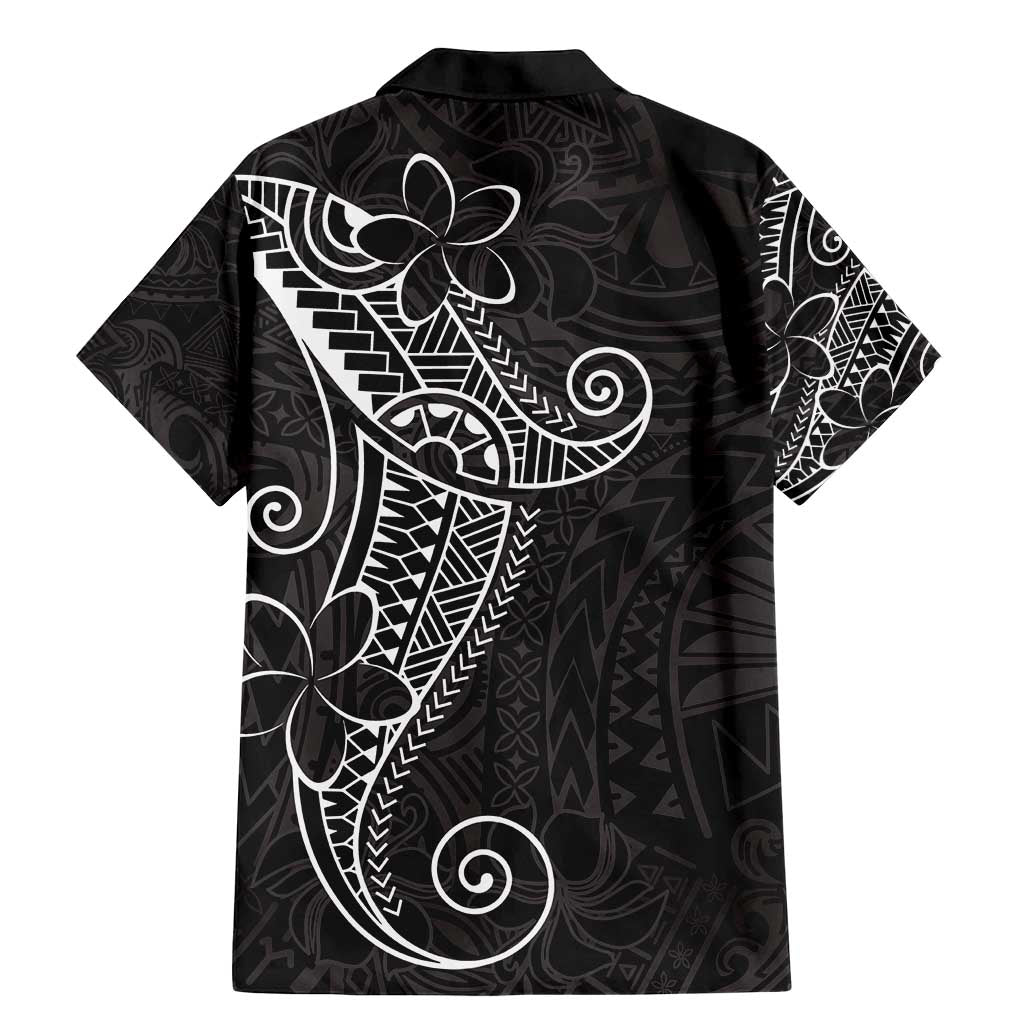 Black White Polynesian Tribal Family Matching Mermaid Dress and Hawaiian Shirt LT9 - Polynesian Pride