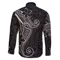 Black White Polynesian Tribal Family Matching Mermaid Dress and Hawaiian Shirt LT9 - Polynesian Pride