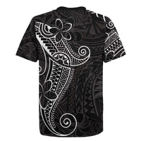Black White Polynesian Tribal Rugby Jersey - Polynesian Pride