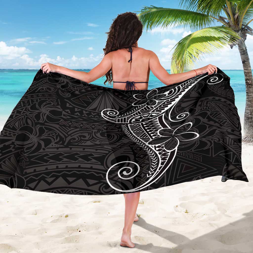 Black White Polynesian Tribal Sarong LT9 - Polynesian Pride