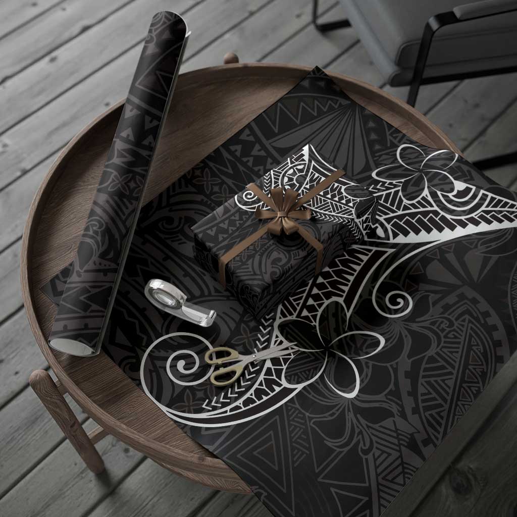 Black White Polynesian Tribal Wrapping Paper - Polynesian Pride