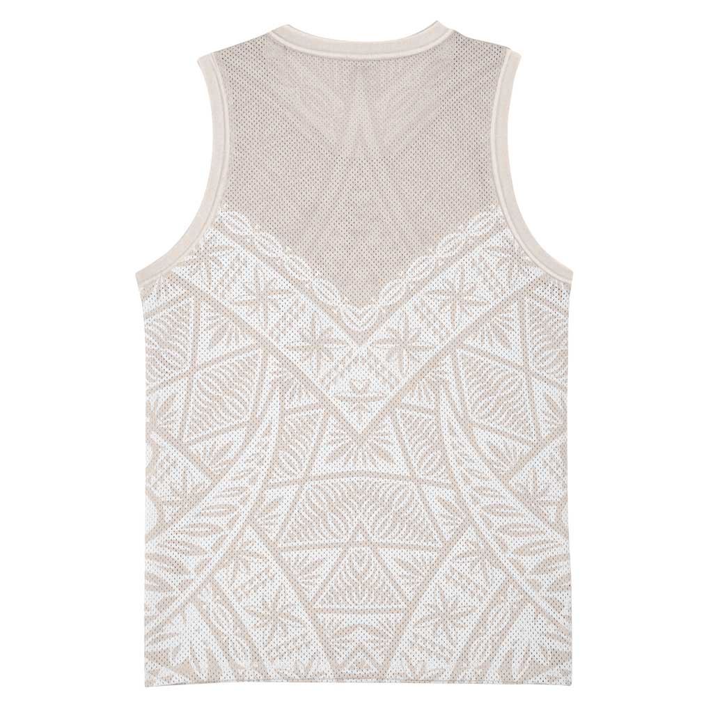 Lotu Tamaiti Tongan Polynesian Art Pattern Basketball Jersey Traditional Tribal Motifs - Polynesian Pride