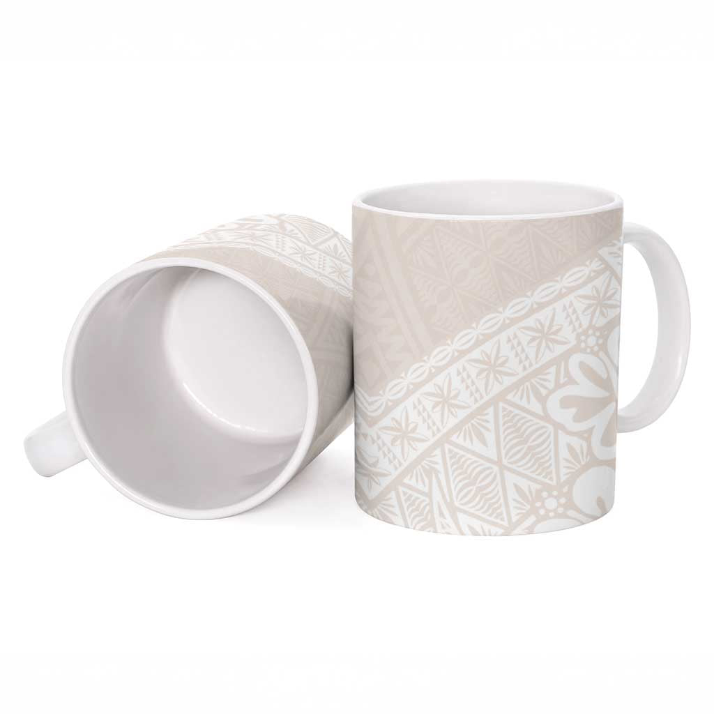 Lotu Tamaiti Tongan Polynesian Art Pattern Ceramic Mug Traditional Tribal Motifs - Polynesian Pride
