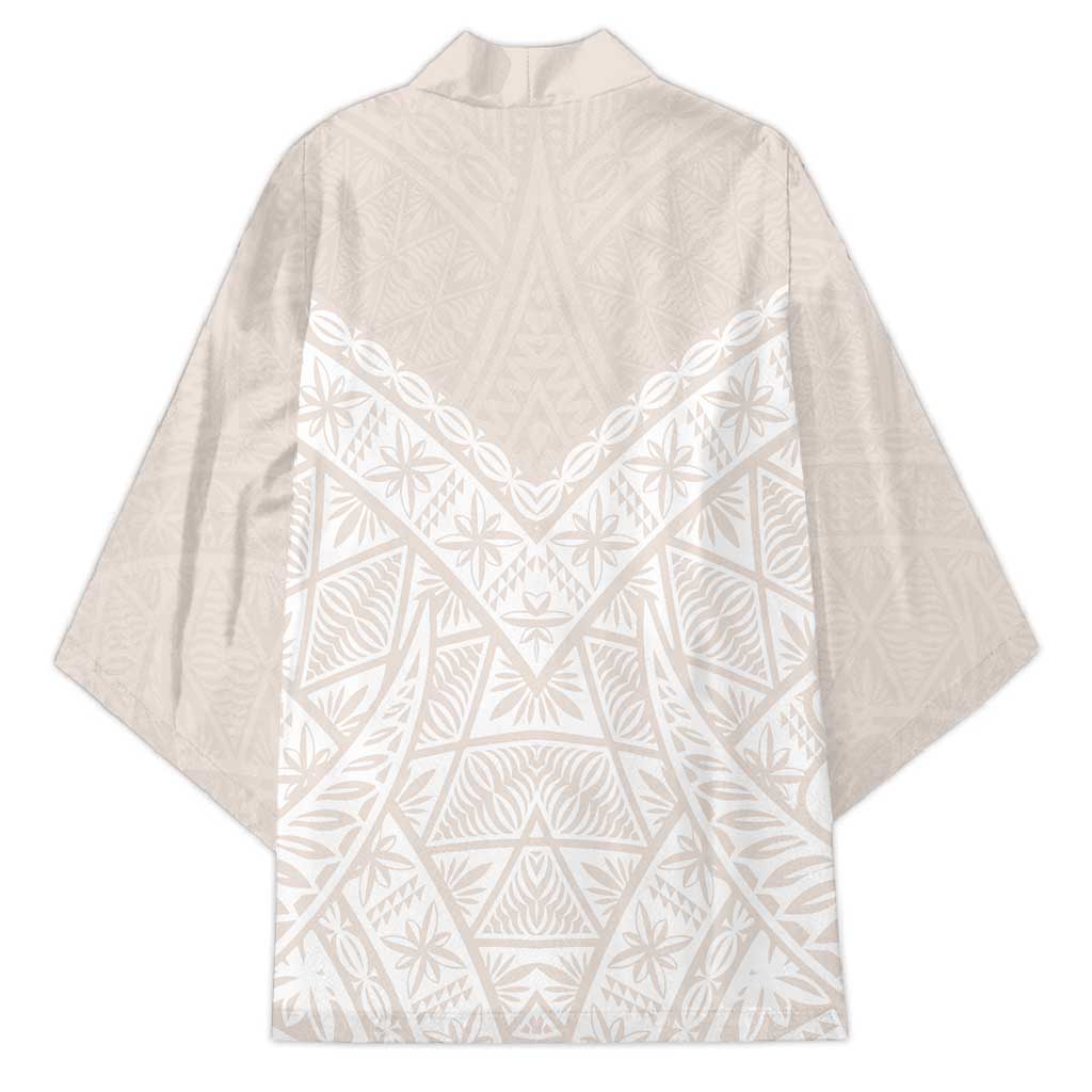 Lotu Tamaiti Tongan Polynesian Art Pattern Kimono Traditional Tribal Motifs - Polynesian Pride