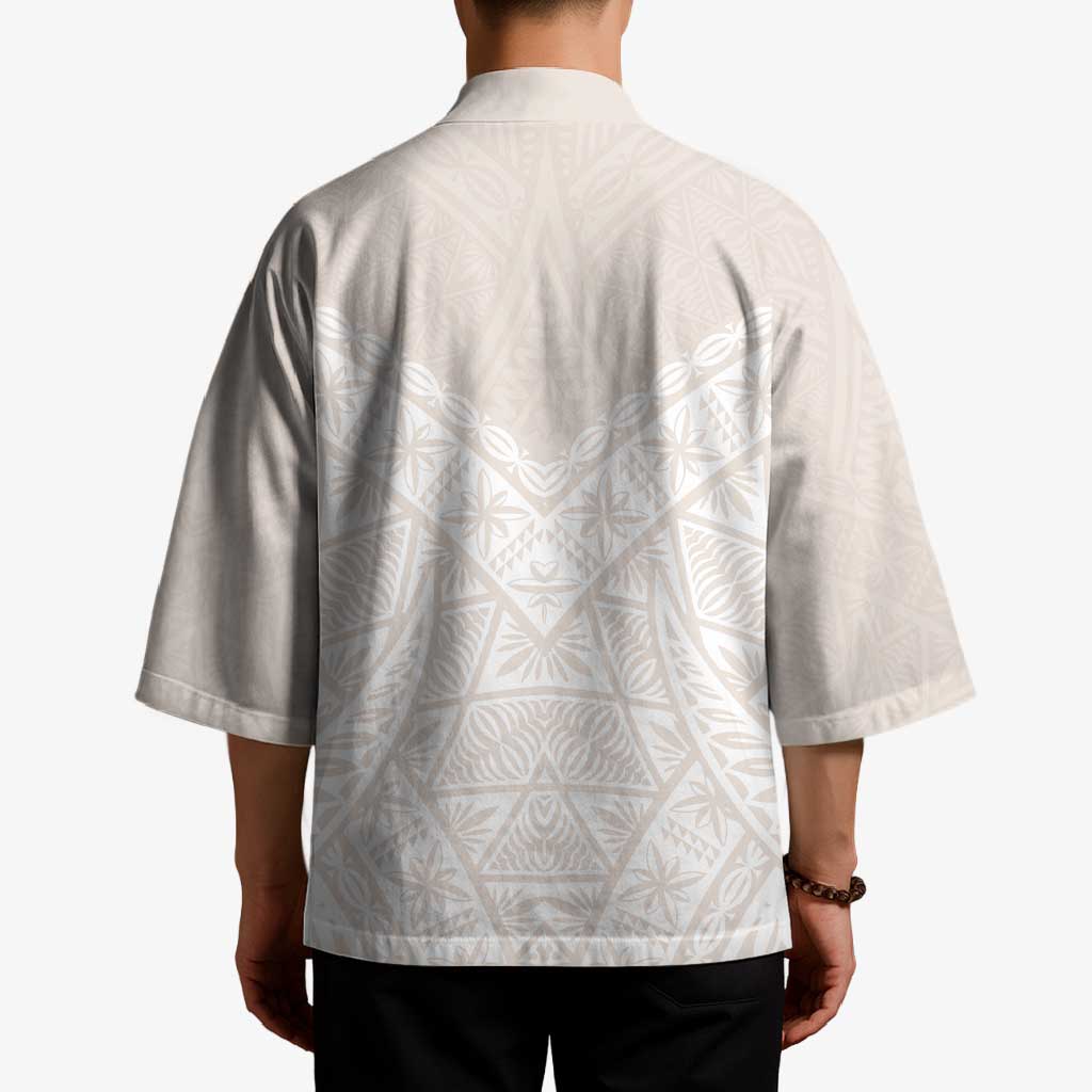 Lotu Tamaiti Tongan Polynesian Art Pattern Kimono Traditional Tribal Motifs - Polynesian Pride