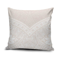 Lotu Tamaiti Tongan Polynesian Art Pattern Pillow Cover Traditional Tribal Motifs LT9 White - Polynesian Pride