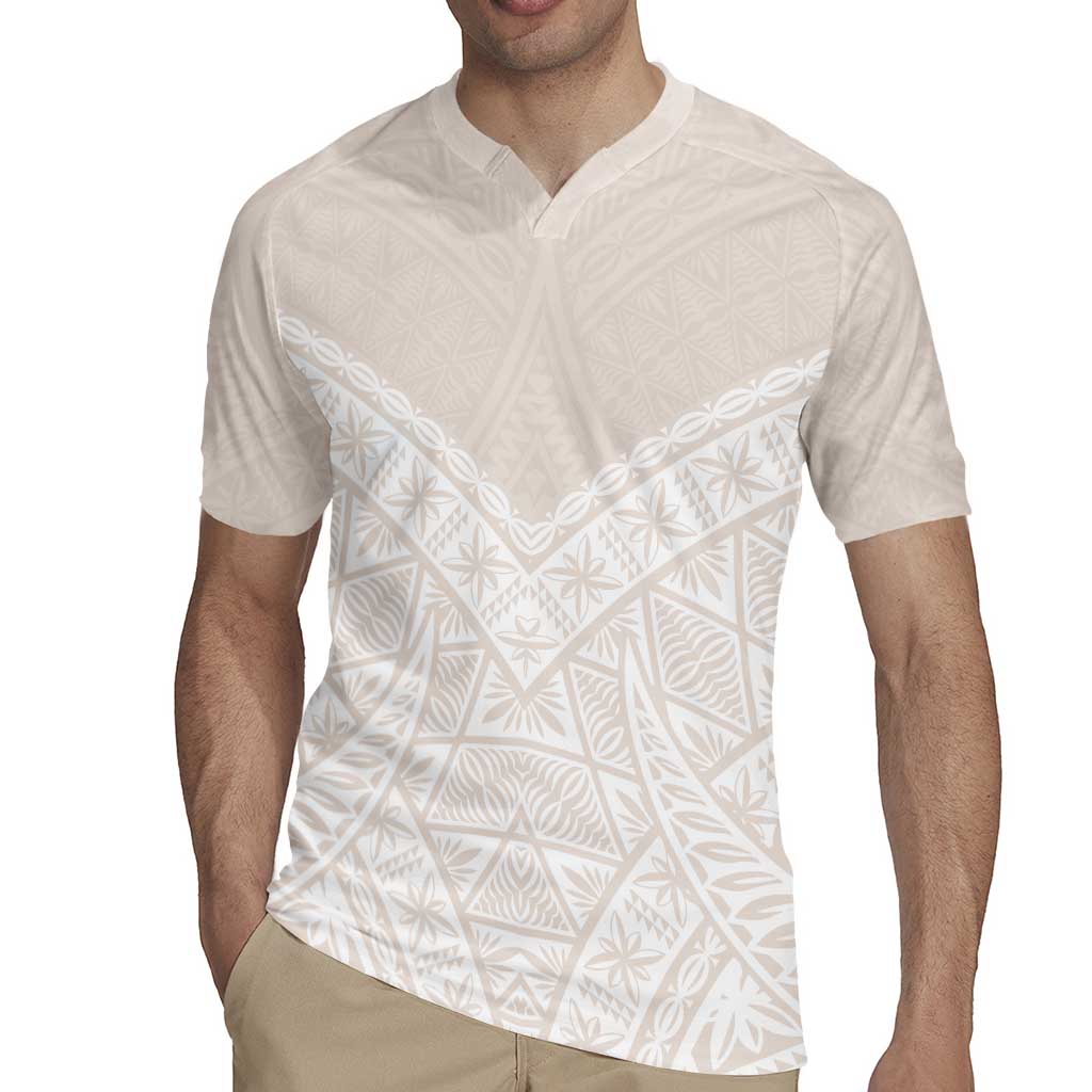 Lotu Tamaiti Tongan Polynesian Art Pattern Rugby Jersey Traditional Tribal Motifs - Polynesian Pride