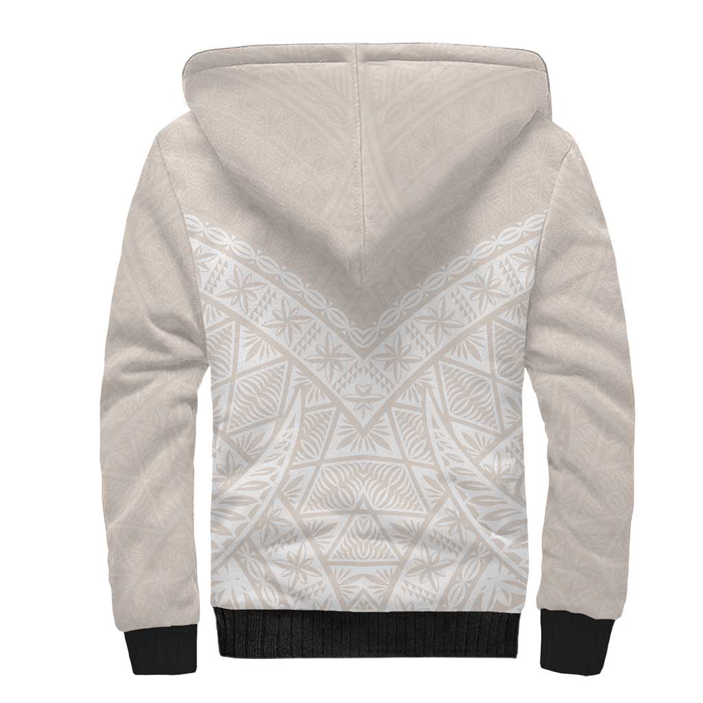 Lotu Tamaiti Tongan Polynesian Art Pattern Sherpa Hoodie Traditional Tribal Motifs LT9 - Polynesian Pride