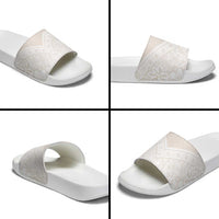 Lotu Tamaiti Tongan Polynesian Art Pattern Slide Sandals Traditional Tribal Motifs LT9 - Polynesian Pride