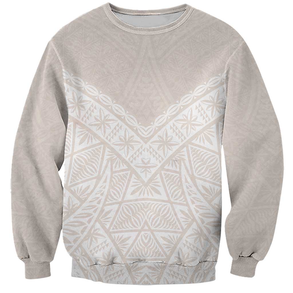 Lotu Tamaiti Tongan Polynesian Art Pattern Sweatshirt Traditional Tribal Motifs - Polynesian Pride